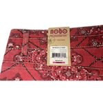No Boundaries Juniors  Cutoff Red Bandana Print Lace Trim Stretch Jean Shorts 11 Photo 6