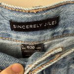 Sincerely Jules Lightweight Extra Wide Baggy Loose Denim Blue Size 30 Photo 3