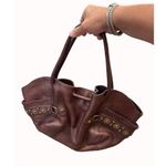 Cole Haan women’s leather brown purse clutch handbag SKU 6387 Photo 2