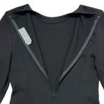 St. John Collection Black Santana Knit Long-Sleeve Fitted Tunic Top Photo 5