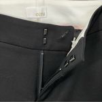Ecru NWT Black Cropped Pants with White Piping Size 2 Photo 2