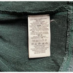 Free People Shirt Womens XS Hunter Green Lace New Romantics Blouse Lace Bohemian Photo 6