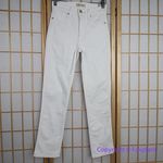 Madewell NEW Stovepipe Jeans in Pure White, 24 Photo 2