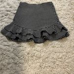 AQUA  Gingham Mini Skirt Size L Photo 3