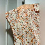 American Eagle  Resort Shirt Floral Color Block Oversized Breathable Cap Size XS Photo 2