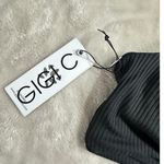 GIGI C Revolve Andrea Sports Bra Women's Small Black Ribbed Cutout V Photo 4