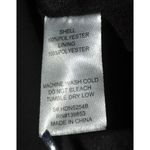 Bleuh Ciel Ladies Black Embroidered Floral Lace Up V-Neck Shift Dress Size M Photo 8