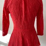 Anthropologie Lace Peplum Top Photo 1