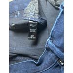 Karl Lagerfeld  Straight Leg Ankle Mid Rise Jeans Size‎ 14 Dark Wash RN54163 Photo 3