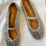 NWT Matisse Eloise Ballet Flat Silver Size 9 Photo 0