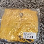 Free People x Toast signature ruffle bandeau in Sunset Rib medium NWT Yellow Photo 2