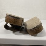 Birkenstock  Arizona Suede Leather Sandals in Vintage Metallic Rose Copper Sz 38N Photo 10