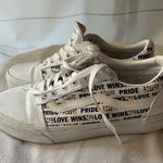 Vans  Ward Pride Love Wins with white glitter skates size 8.5 Photo 0
