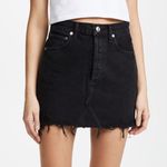 AGOLDE  Black Denim Skirt Photo 1