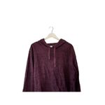 Motherhood Maternity  Purple Hooded Sweatshirt Hoodie Women's 1X Photo 3