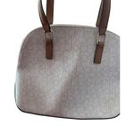 Calvin Klein Signature Logo Round Satchel Handbag Purse Bag Crossbody Zip Top Photo 4