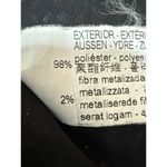 ZARA Black Purple Floral Smocked Ruffle Mini A-Line Flared Skirt Skort Size M Photo 5