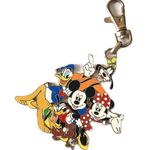 Disney Vintage  Keychain 2008 Mickey Minnie Goofy Donald & Pluto Friends Photo 0