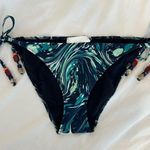Stella McCartney NWT Bikini Bottoms Blue Marble Print Large String Bikini Photo 6