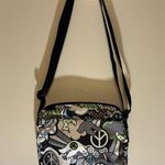 LeSportsac HTF Rare Vintage Retired Peace Dove Print Nylon Crossbody Handbag Bag Photo 2