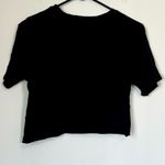 French Pastry  Black Route 66 Road Devils Cropped Graphic Tee - Size: XS Photo 2