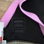 prAna  Baja Bound Bikini Top Black Color Block Green‎ Pink Womens Size Small Photo 4