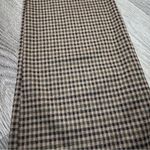 Princess Polly  Plaid Brown Tan Pull On Pants 6 Fall Autumn High Rise Photo 3