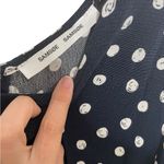 SAMSOE Navy and White Polka Dot Mini Dress XS Photo 2