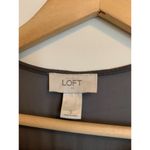 Ann Taylor LOFT Outlet Womens Size Small Gray Scoop Neck Tank Top Dress Shirt Photo 3