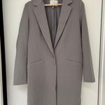 Oak + Fort Lavender Gray Long Blazer Photo 0
