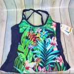 Beach House Plus Size SwimSuit Top Tankini NEW Size 16W $96 Tropical Vacation Photo 3