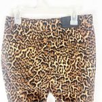 ZARA  Animal Print Faux Front Zipper Pockets, Size 4 Photo 5