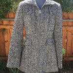Nautica Zip-Front Tweed Peacoat (blk cont) Photo 6