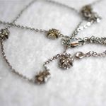 Source Unknown Elegant Maltese Cross Rhinestone Accent Silver Tone Link Chain Like New Necklace Photo 0