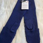 Lululemon Twist Knit Mittens M/L Blue Photo 0