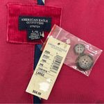American Eagle Raspberry Red Corduroy Button Front Handkerchief Vintage New Photo 9