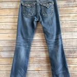 Miss Me  Easy Boot Style Distressed Embellished Low Rise Jeans Size 27 Photo 1