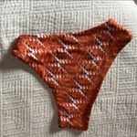 Zyia Zara Orange Patterned Bikini Bottom Photo 2
