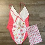 Love Shack Fancy NWT  Shailee Mix Print One Piece Swimsuit Size Medium Photo 3