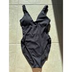 Becca One Piece Swimsuit Womens Medium Black Swim Resort Beach Coastal Travel Photo 2
