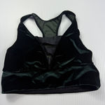 Victoria Sport Velvet Sports Bra‎ Racerback Activewear Top Medium Green Photo 0