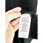 Vince  Black Sleeveless Wool Alpaca Knit Crewneck Knee Length Sweater Dress XL Photo 4