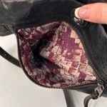 Elliott Lucca Black Round Leather Purse Photo 10