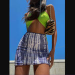 Princess Polly Lime Green Purple Multiway Wrap Top 10 Photo 10