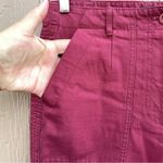 Talbots Womens Pants Burgundy Cotton Blend Slim Cargo Pant Square Size 6 Photo 6