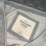 Abercrombie & Fitch Diamond embellished gray sweater bedazzled boho preppy casual holiday classic Photo 1