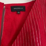 Majorelle NWT Evelyn Mini Dress Red Silver Striped Photo 10