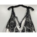 ZARA  Black White Satin Effect Maxi Long Dress Medium M NEW Photo 5