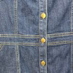 Untuckit For Her Denim Long Sleeve Shirt Career Professional Dress Size 10 Blue Photo 3