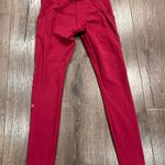 Lululemon Fast Free Tight II Leggings 6 Star Ruby Reflective Nulux 25" Pockets Photo 13